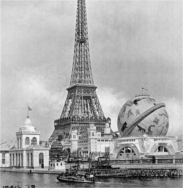 image de Paris en noir et blanc