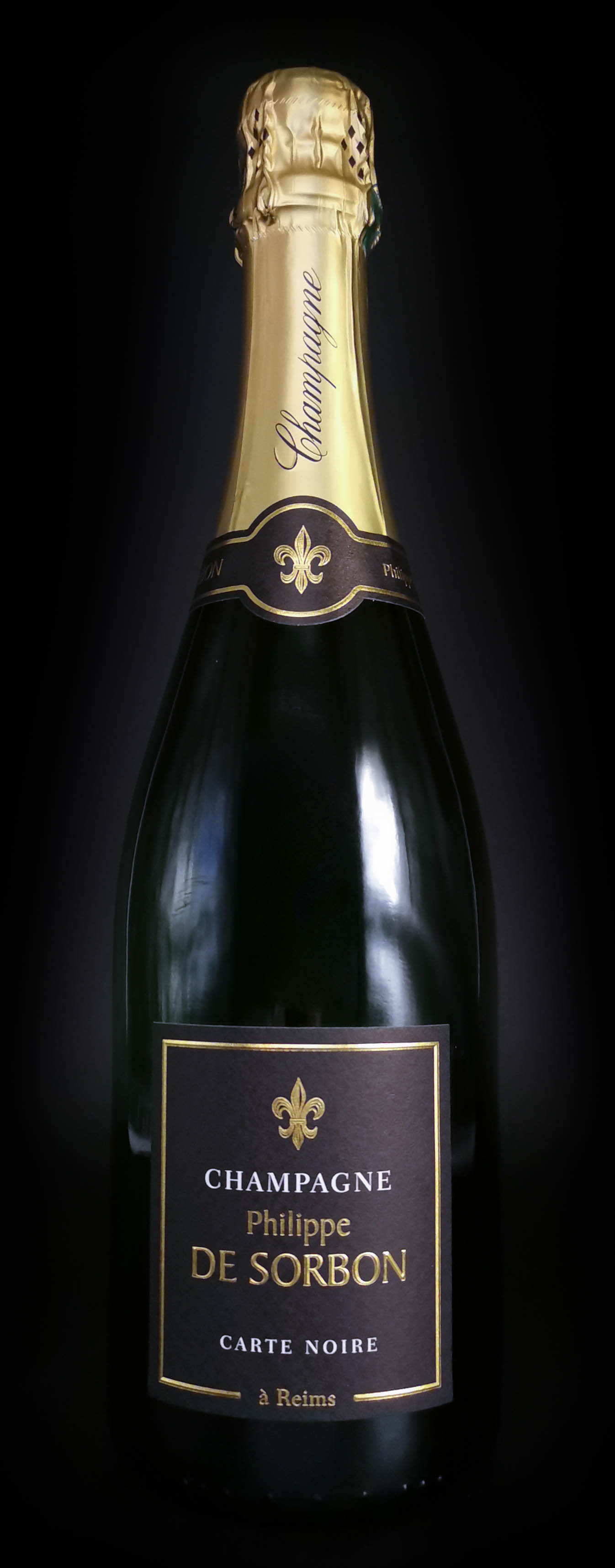 picture of the champagne bottle