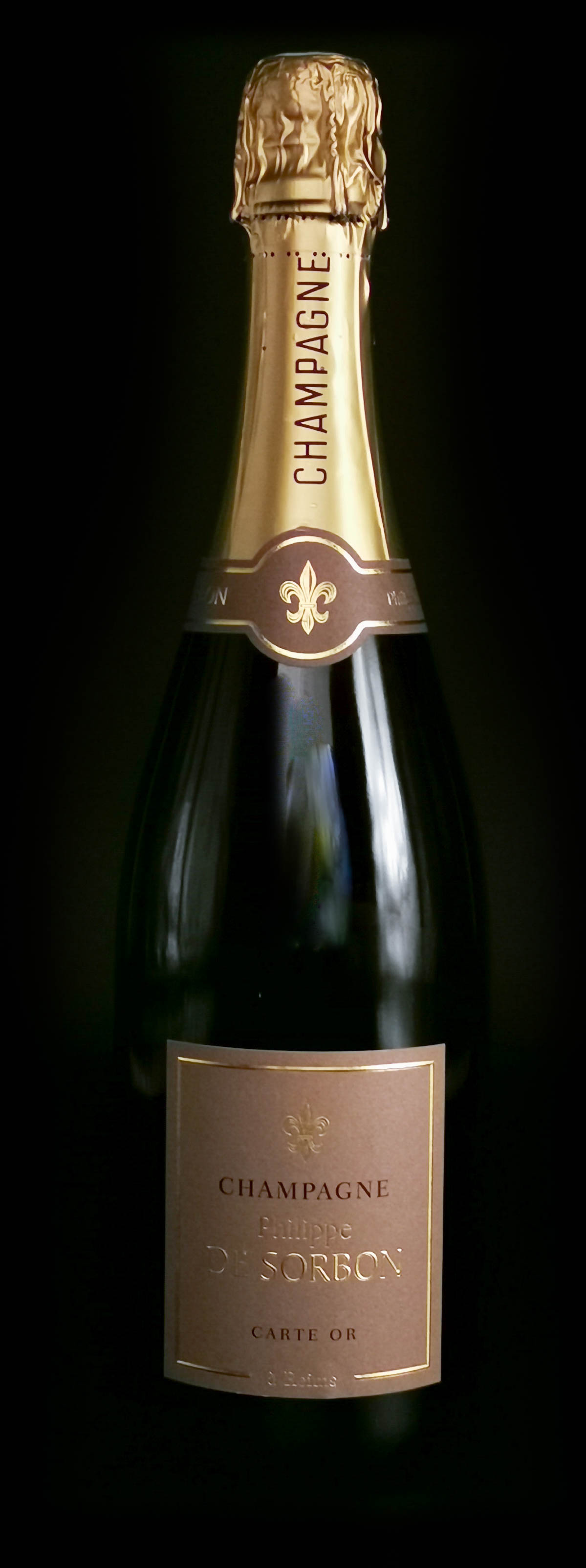 picture of the champagne bottle