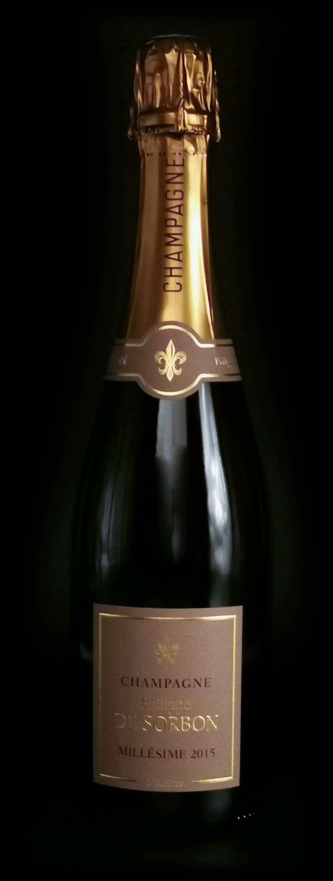 picture of the champagne bottle