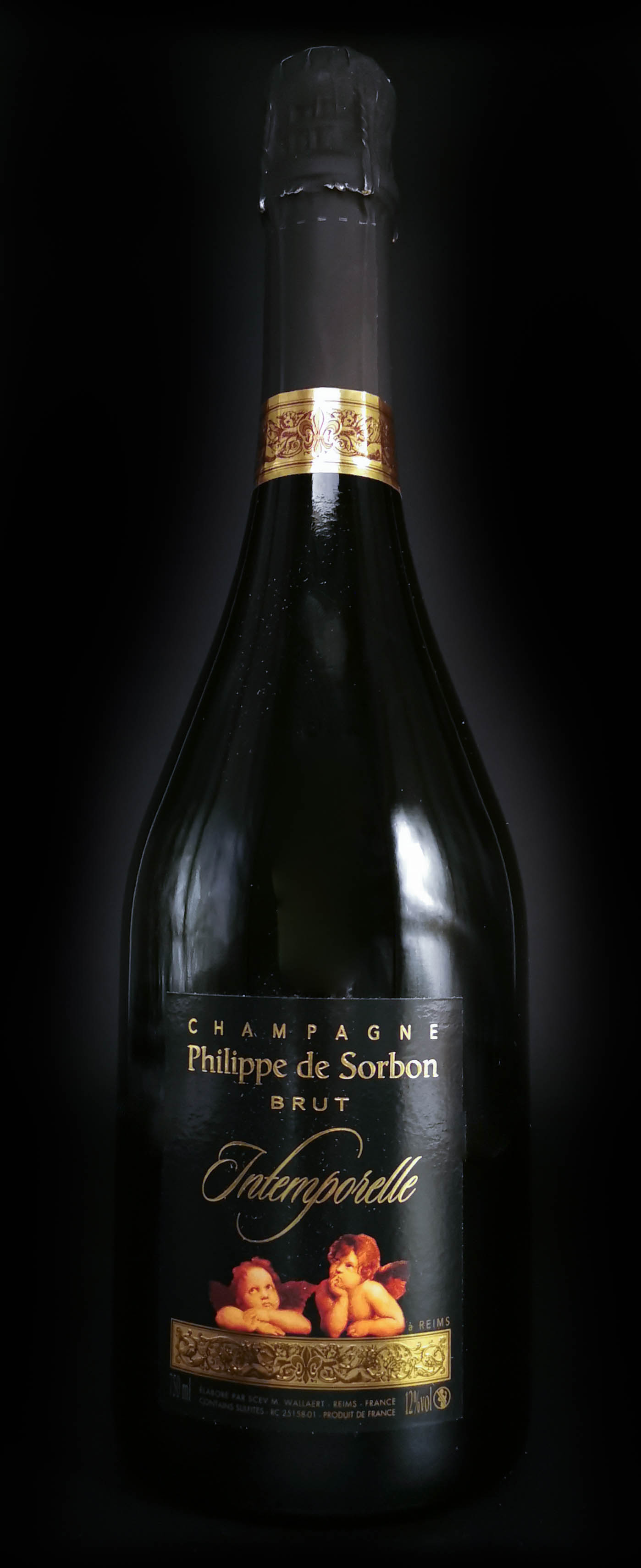picture of the champagne bottle